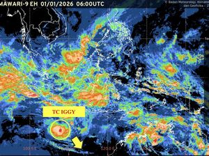 Prediksi Cuaca Pekan Ini dari 1 sampai 5 Januari 2026, Wilayah Ini Hujan Lebat