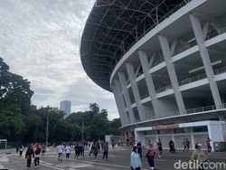 Suasana GBK di Awal Tahun 2026, Warga Ramai Berolahraga