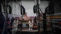 Arus Balik Belum Terlihat, Terminal Bus Tanjung Priok Masih Sepi
