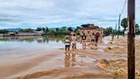 Banjir Rendam Sawah di Ponorogo, Petani Terancam Gagal Panen