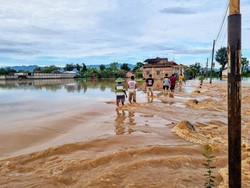 Banjir Rendam Sawah di Ponorogo, Petani Terancam Gagal Panen