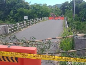 Jembatan Klaten ke Gunungkidul Ditutup gegara Amblas, Ini Jalur Alternatifnya