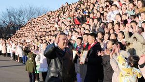 Kim Jong Un Hadiri Perayaan Tahun Baru di Pyongyang