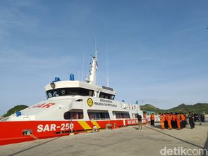 KN Puntadewa 250, Kapal Raksasa Basarnas Cari Pelatih Valencia di Labuan Bajo