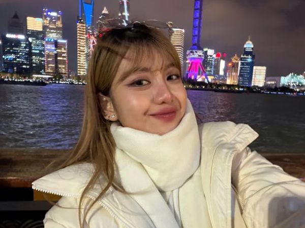 Momen Ghea Indrawari Malam Tahun Baruan di Shanghai