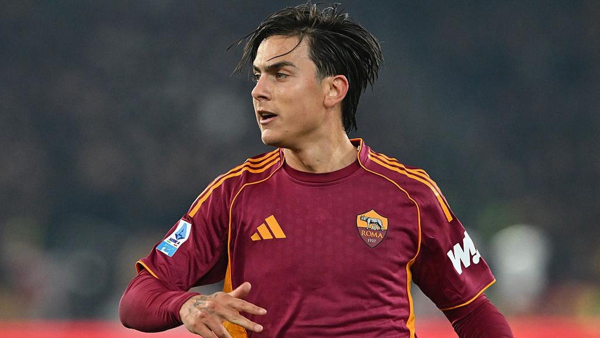 Kontrak Paulo Dybala di AS Roma akan habis pada Juni 2026 (Foto: Getty Images/Giuseppe Bellini)