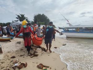 Kapal Nelayan di Bangka Dihamtam Ombak, Satu ABK Ditemukan Tewas