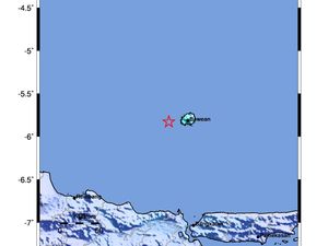 Gempa Bumi Tektonik M 4,9 Guncang Tuban, Tak Berpotensi Tsunami