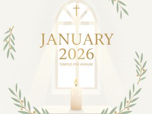 Kalender Liturgi Januari 2026 Lengkap dengan Daftar Bacaan Katolik