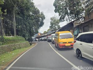 Arus Balik Libur Panjang Nataru, Lalin di Lembang Masih Padat Merayap