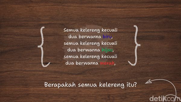 Tes IQ dengan Soal Cerita, Bisa Jawab Tanpa Bikin Coret-coret di Kertas?