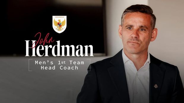 John Herdman resmi diumumkan sebagai pelatih baru Timnas Indonesia pada Sabtu (3/1).