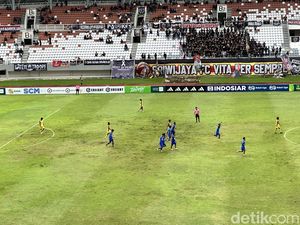 PSPS Pekanbaru Permalukan Sriwijaya FC di Jakabaring dengan Skor 2-5