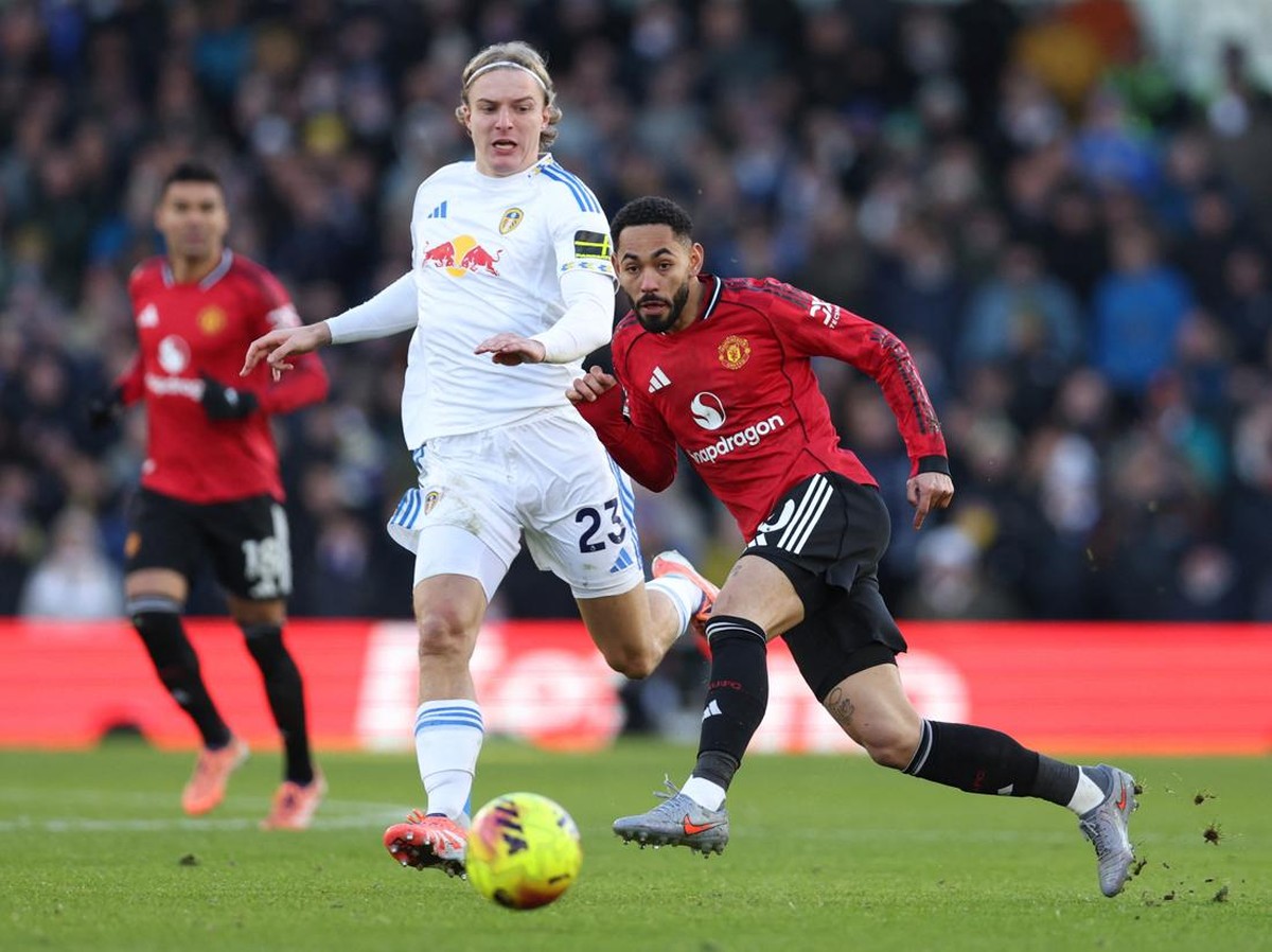 Leeds United vs Man United selesai imbang, hasil yang adil. (Foto: REUTERS/Chris Radburn)