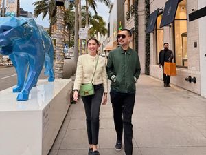 Potret Angel Karamoy Habiskan Akhir Tahun di Negeri Paman Sam