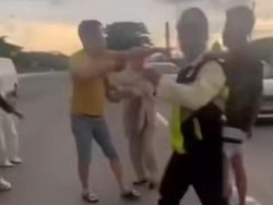 Pengendara Mobil Diduga Dianiaya di Jalan Tol Makassar, Polisi Selidiki