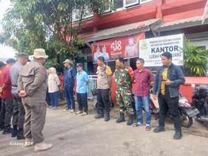 20 Lapak PKL Picu Macet di Jalan Saripa Raya Makassar Ditertibkan