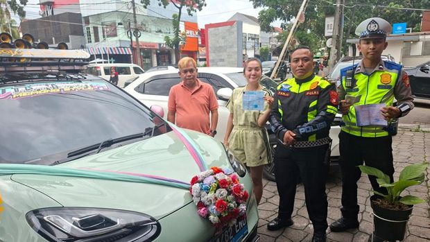 Die Polizei von Wuling ging mit Stroboskopen und Sirenen in Süd-Tangerang viral