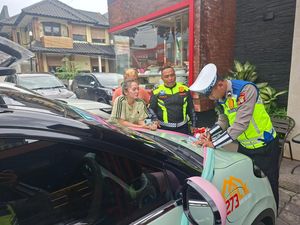 Viral Mobil Pakai Strobo-Sirene Shaun the Sheep, Berakhir Ditilang Polisi