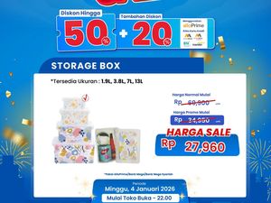 Banjir Diskon Transmart Full Day Sale, Storage Box Cuma Rp 27 Ribuan