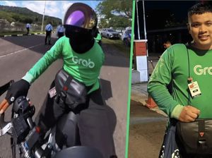 Demi Bisa Nikah, Ojol Disabilitas Ini Giat Kerja Antar Makanan