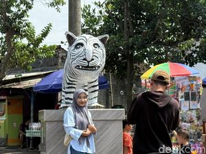 Sebelum Bikin Patung Macan Putih Gemoy, Seniman di Kediri Sempat Mimpi Aneh