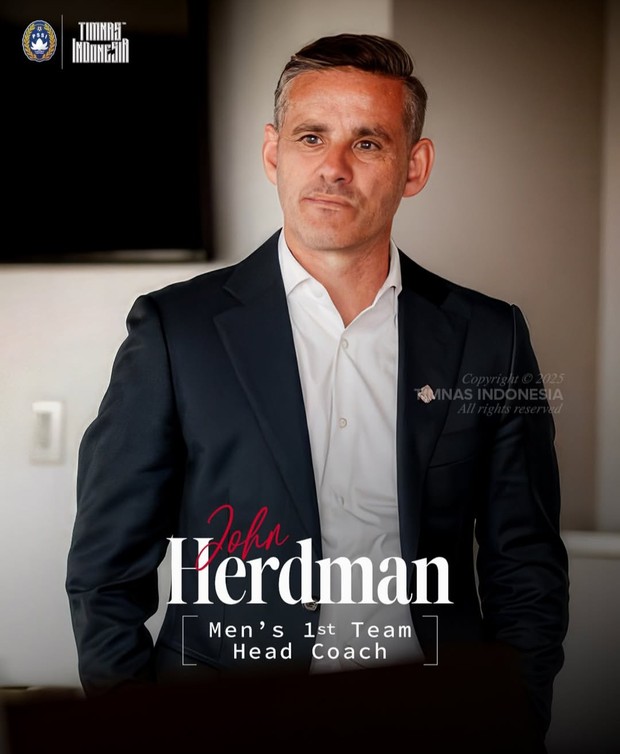 Pelatih baru Timnas Indonesia John Herdman/ Foto: Instagram @timnasindonesia