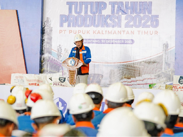 Tutup Tahun Produksi 2025, Pupuk Kaltim Bukukan Kinerja Lampaui Target