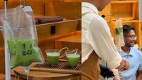Begini Penyajian Matcha Infus di Kafe Bali yang Bikin Netizen Heboh