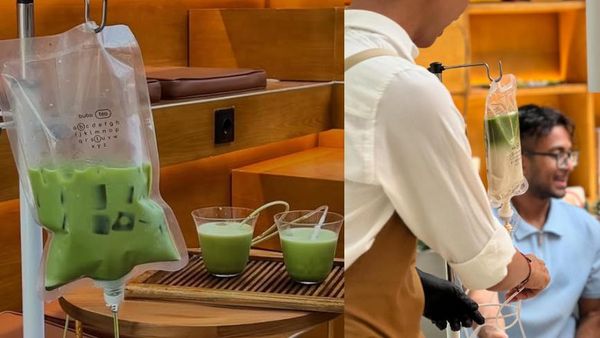 Begini Penyajian Matcha Infus di Kafe Bali yang Bikin Netizen Heboh