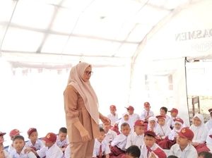 10 Tenda Sekolah Darurat Dipasang di Tapsel