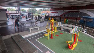 Kolong Flyover Cibinong Disulap Jadi Ruang Publik Warga