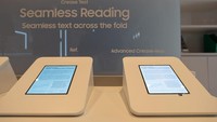 Samsung Pamer Layar Bebas Garis Lipatan, Dipakai Fold8 & iPhone Fold?