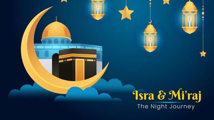 Poster Isra Miraj 2026 Cocok untuk Medsos dan Cetak