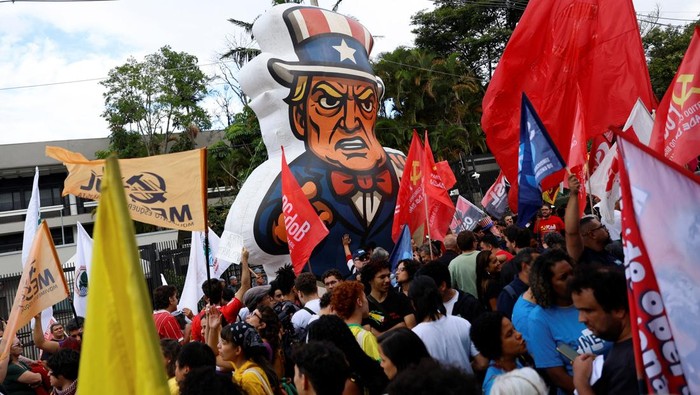 Protes AS terhadap Venezuela di Brasil