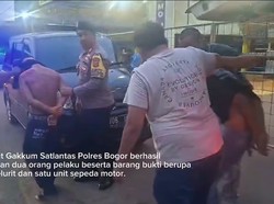 PHL Polres Bogor Dibegal di Cileungsi, Pelaku Dibekuk Usai Tabrak Tiang
