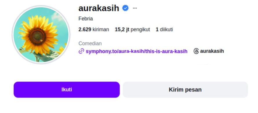 Aura Kasih Mendadak Ubah Nama Jadi Febria, Ada Apa?