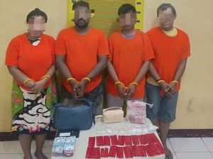 Polisi Tangkap Pasutri Bandar Narkoba di Medan, Sita 1 Kg Sabu-Pil Happy Five