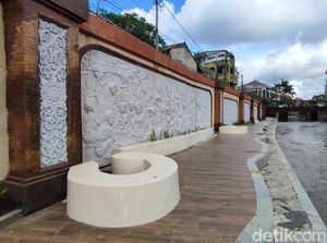 Bantaran Tukad Badung Kini Makin Cantik, Jadi Tempat Rekreasi Baru