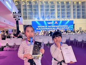 2 Siswi SD asal Medan Raih Prestasi Olimpiade Matematika di China