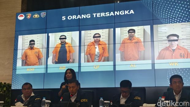Jumpa Pers Pengungkapan Kasus Judol oleh Siber Bareskrim Polri