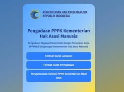 Link Formulir Surat Lamaran dan Pernyataan PPPK Kementerian HAM, Unduh!