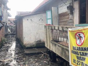 Derita Warga Sungai Sei Semasjid Palembang Kala Sungai Musi Pasang