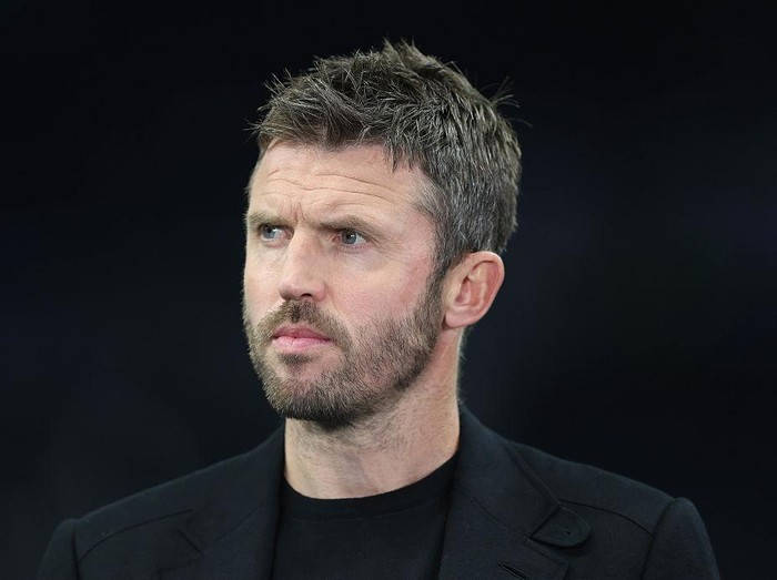 LONDON, ENGLAND - SEPTEMBER 16: Michael Carrick TV presenter during the UEFA Champions League 2025/26 League Phase MD1 match between Tottenham Hotspur and Villarreal CF at Tottenham Hotspur Stadium on September 16, 2025 in London, England. (Photo by Crystal Pix/MB Media/Getty Images)