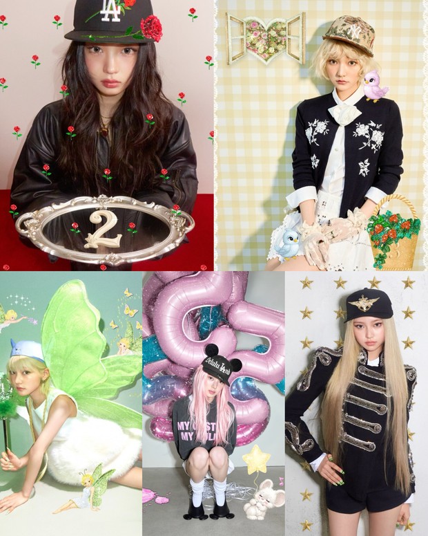 Member KiiiKiii mewakili pesona 2 bulan yang berbeda di tahun 2026 dalam foto konsep album 'Delulu Pack'.