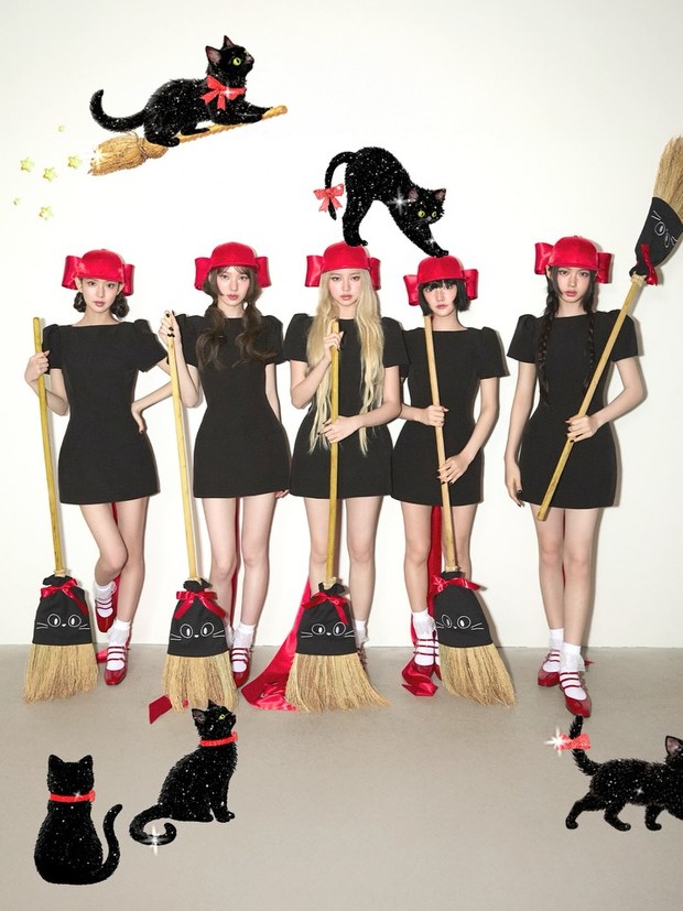 Potret KiiiKiii dalam foto konsep comeback 'Delulu Pack'