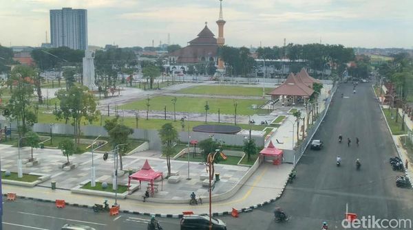 Melihat Revitalisasi Alun-alun Sidoarjo