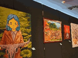 Tak Sekadar Baca, Perpusnas Pamerkan Lukisan Bumi, Traveler Bisa Ikut Melukis
