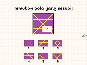 Pemilik IQ di Atas Rata-rata Konon Langsung Tahu Jawaban dari Tes Pola Ini, Termasuk?