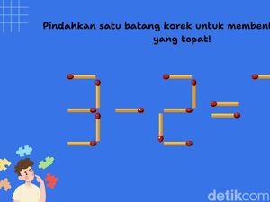 Butuh Ketelitian Super, Pindahkan Batang Korek Ini agar Hitungannya Benar!